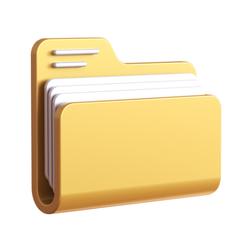 3d icono documento